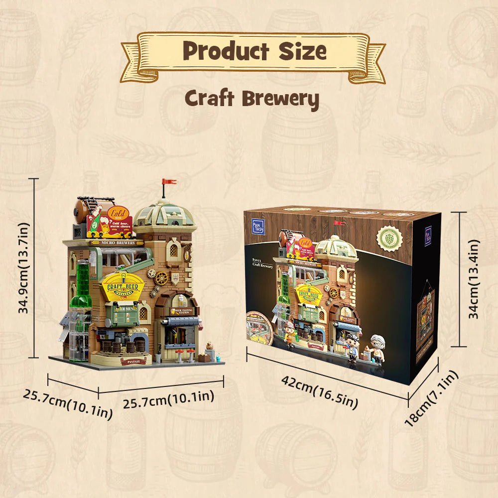 Pantasy - Pantasy Craft Brewery Building Set 85023 – 6hr Brick Build