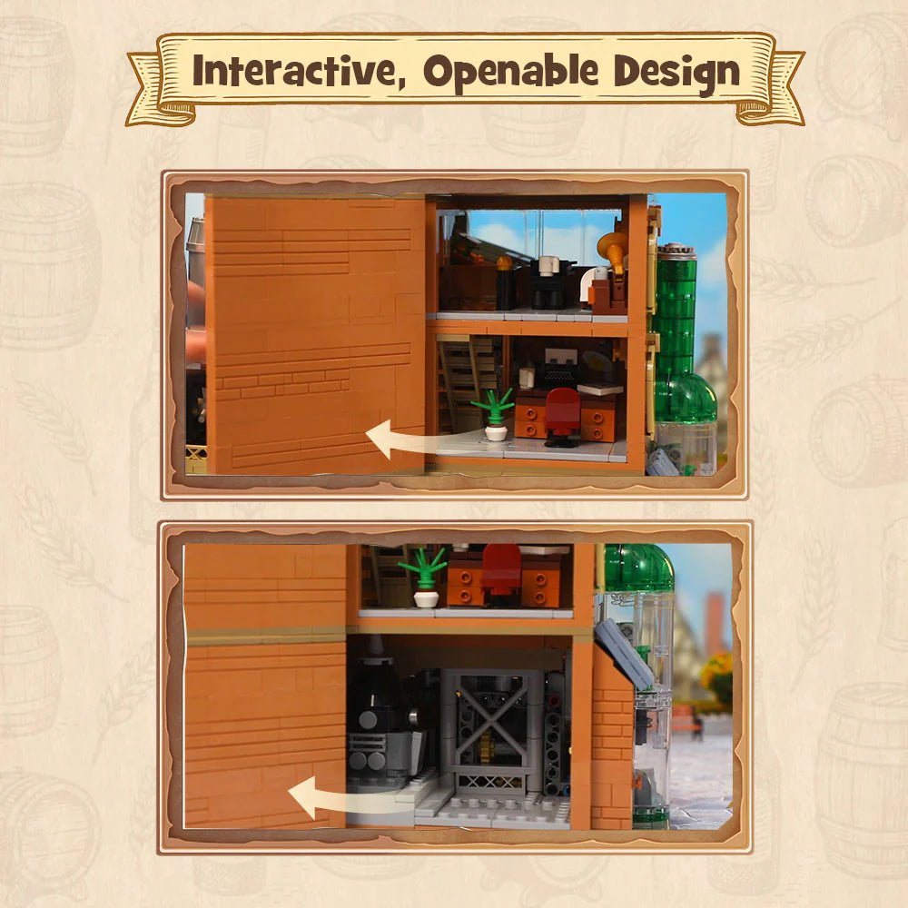 Pantasy - Pantasy Craft Brewery Building Set 85023 – 6hr Brick Build
