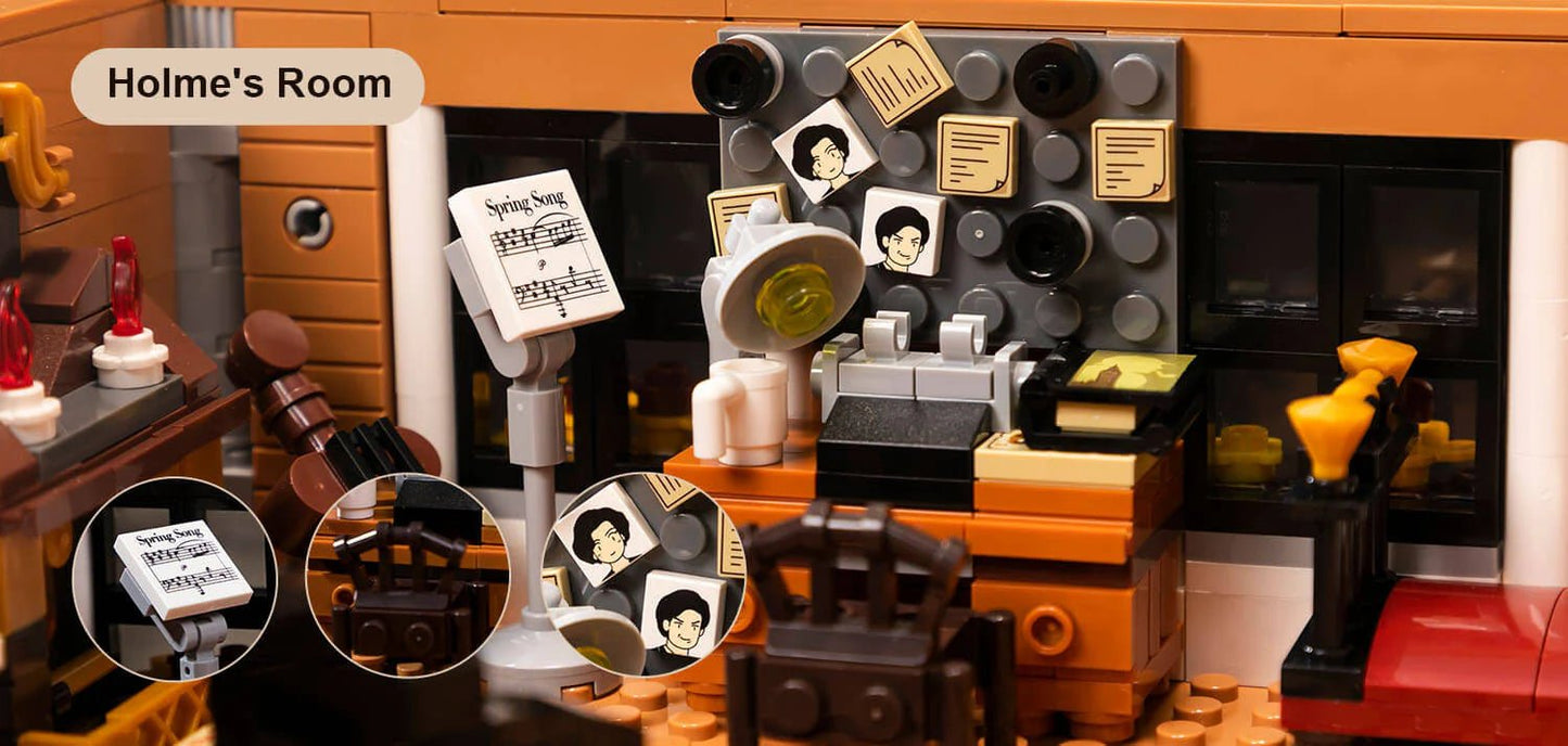 Pantasy - Pantasy Sherlock Holmes 221B Apartment 85014 | Premium Building Set