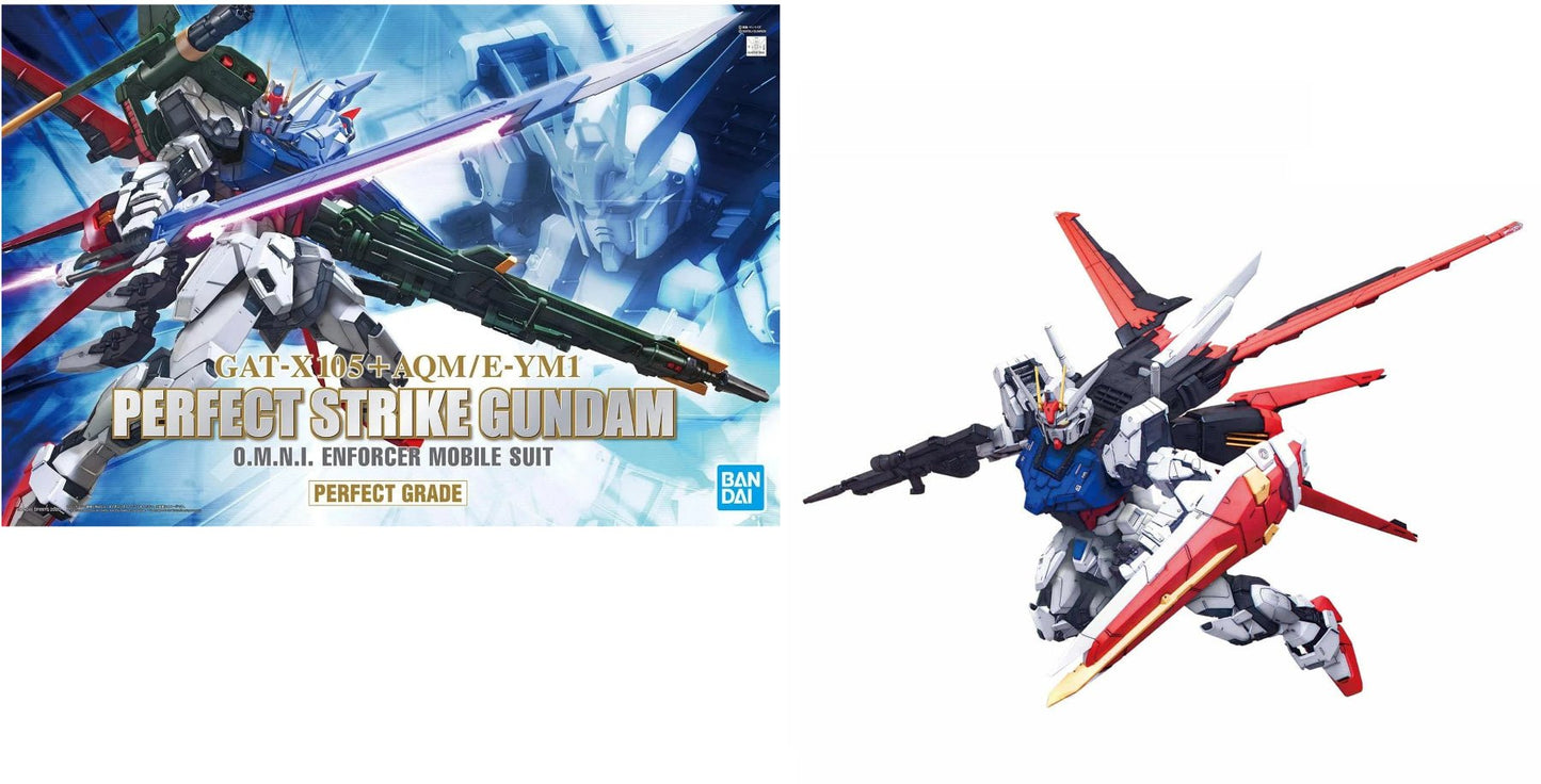 Bandai - PG GAT - X105+AQM/E - YM1 Perfect Strike Gundam 1/60