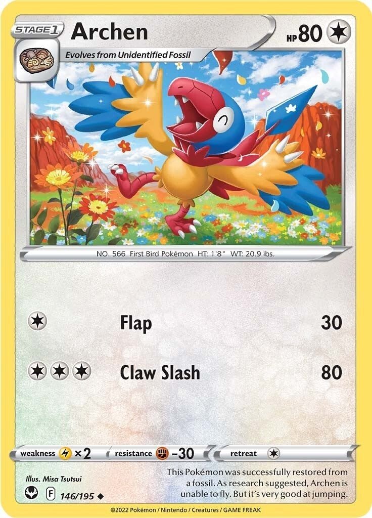 Pokemon - Archen (146/195) (SWSH12: Silver Tempest)