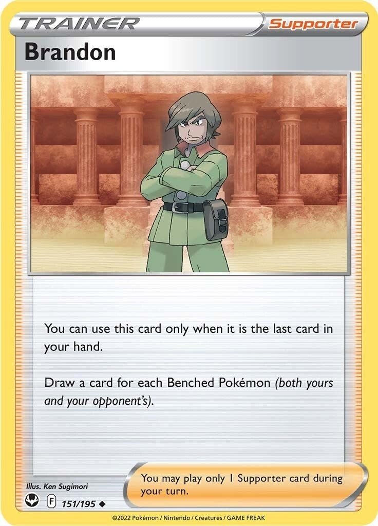 Pokemon - Brandon (151/195) (SWSH12: Silver Tempest)