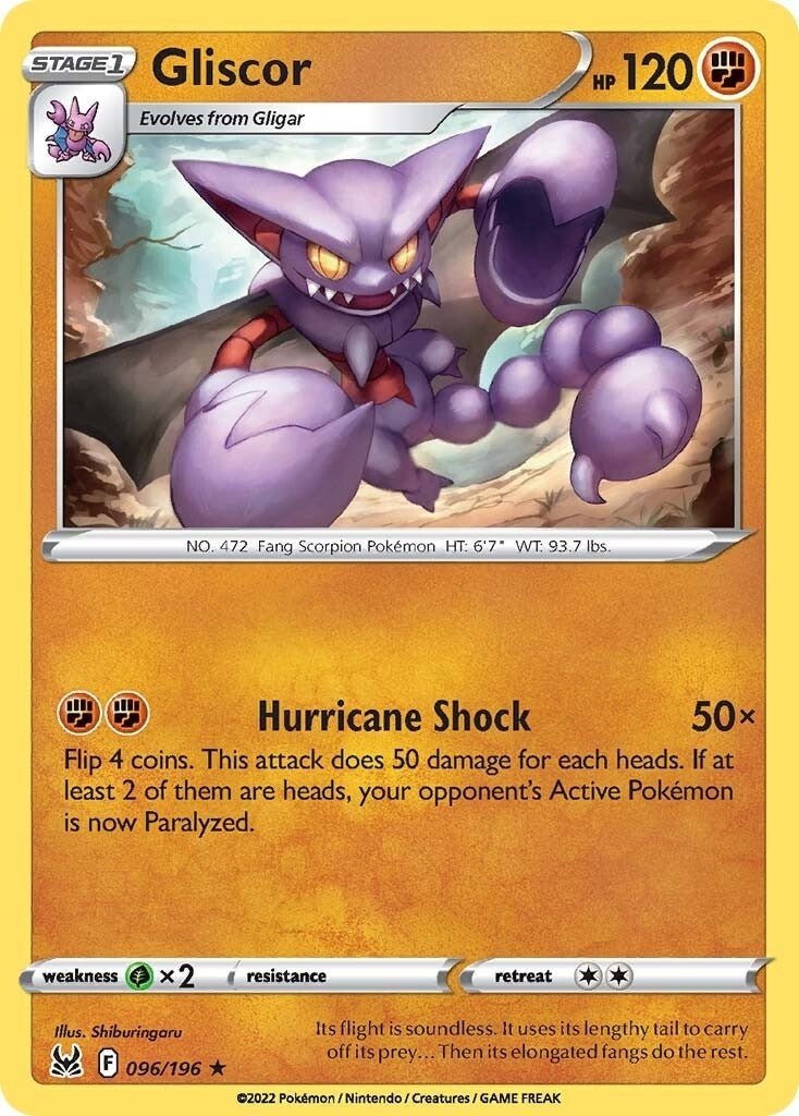 Pokemon - Gliscor (096/196) (SWSH11: Lost Origin)