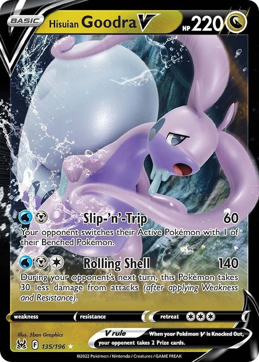 Hisuian Goodra V (135/196) (SWSH11: Lost Origin) by LAB7 Malta, Europe