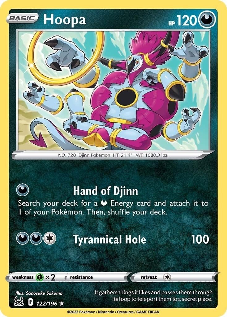 Pokemon - Hoopa (122/196) (SWSH11: Lost Origin)