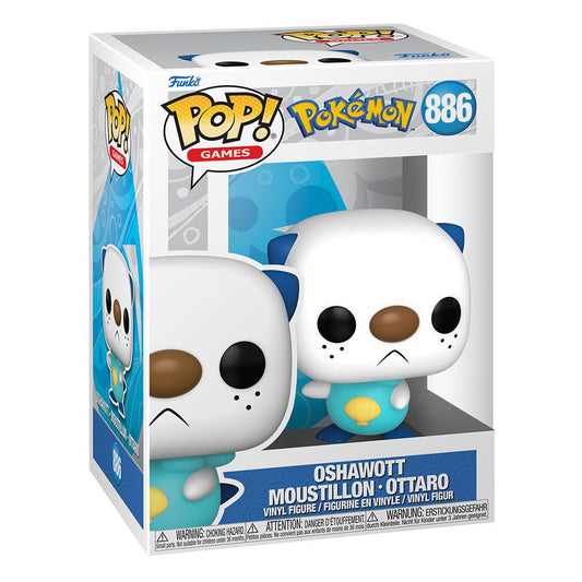 Pokemon POP! Games Vinyl Figure Oshawott (EMEA) 886 by LAB7 Malta, Europe