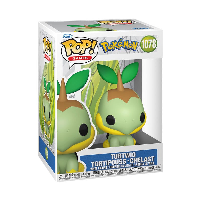 Funko - Pokémon POP! Games Vinyl Figure Turtwig