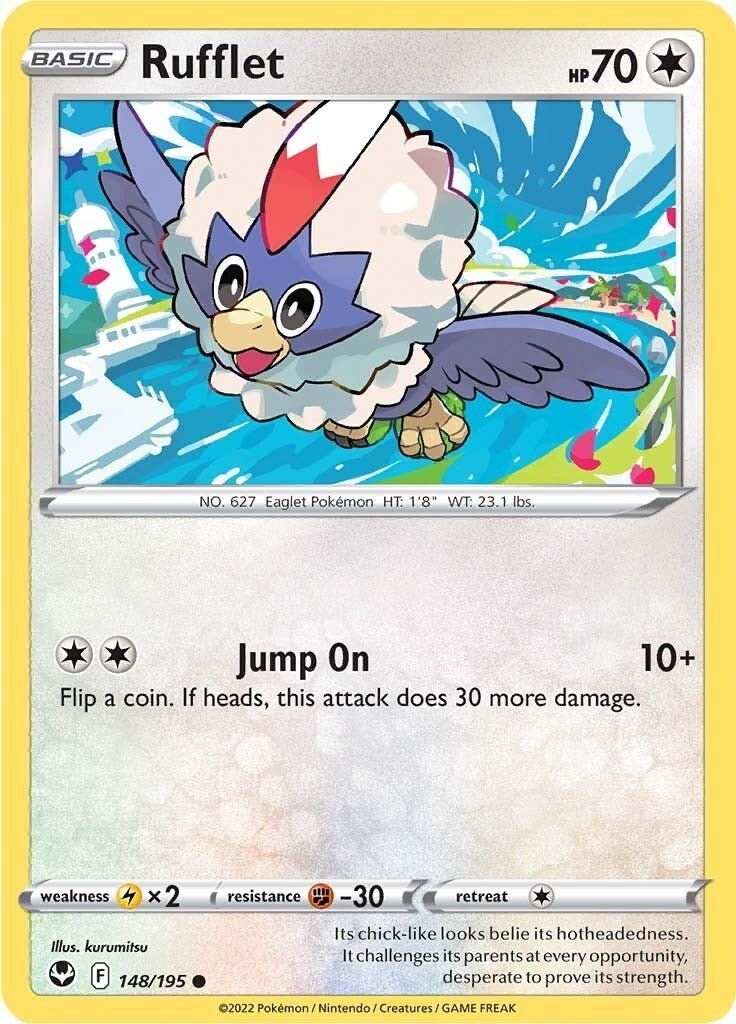 Pokemon - Rufflet (148/195) (SWSH12: Silver Tempest)