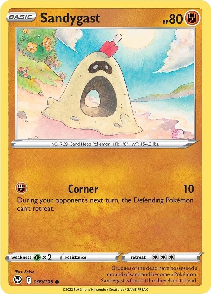 Pokemon - Sandygast (099/195) (SWSH12: Silver Tempest)