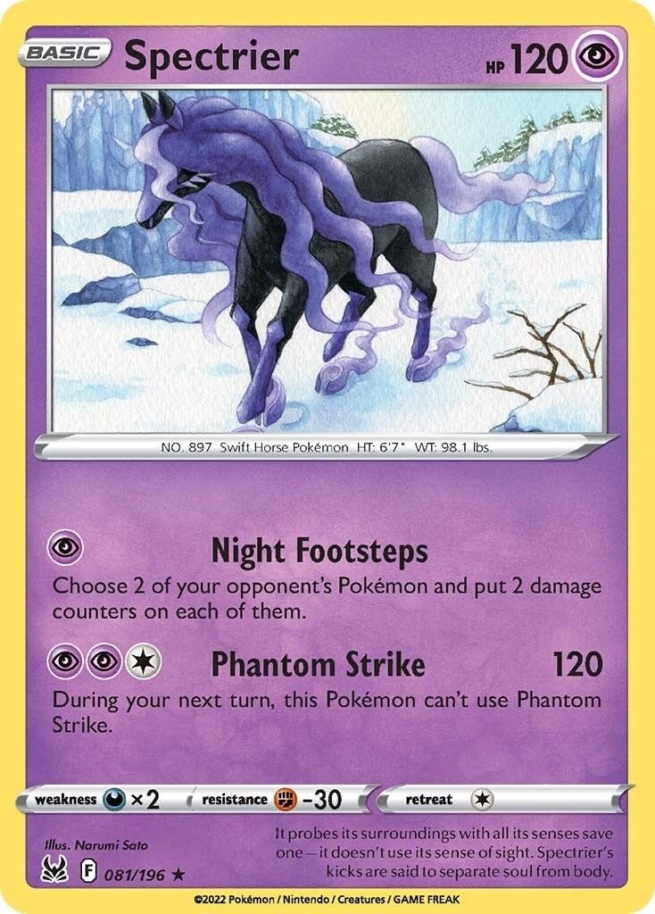 Pokemon - Spectrier (081/196) (SWSH11: Lost Origin)