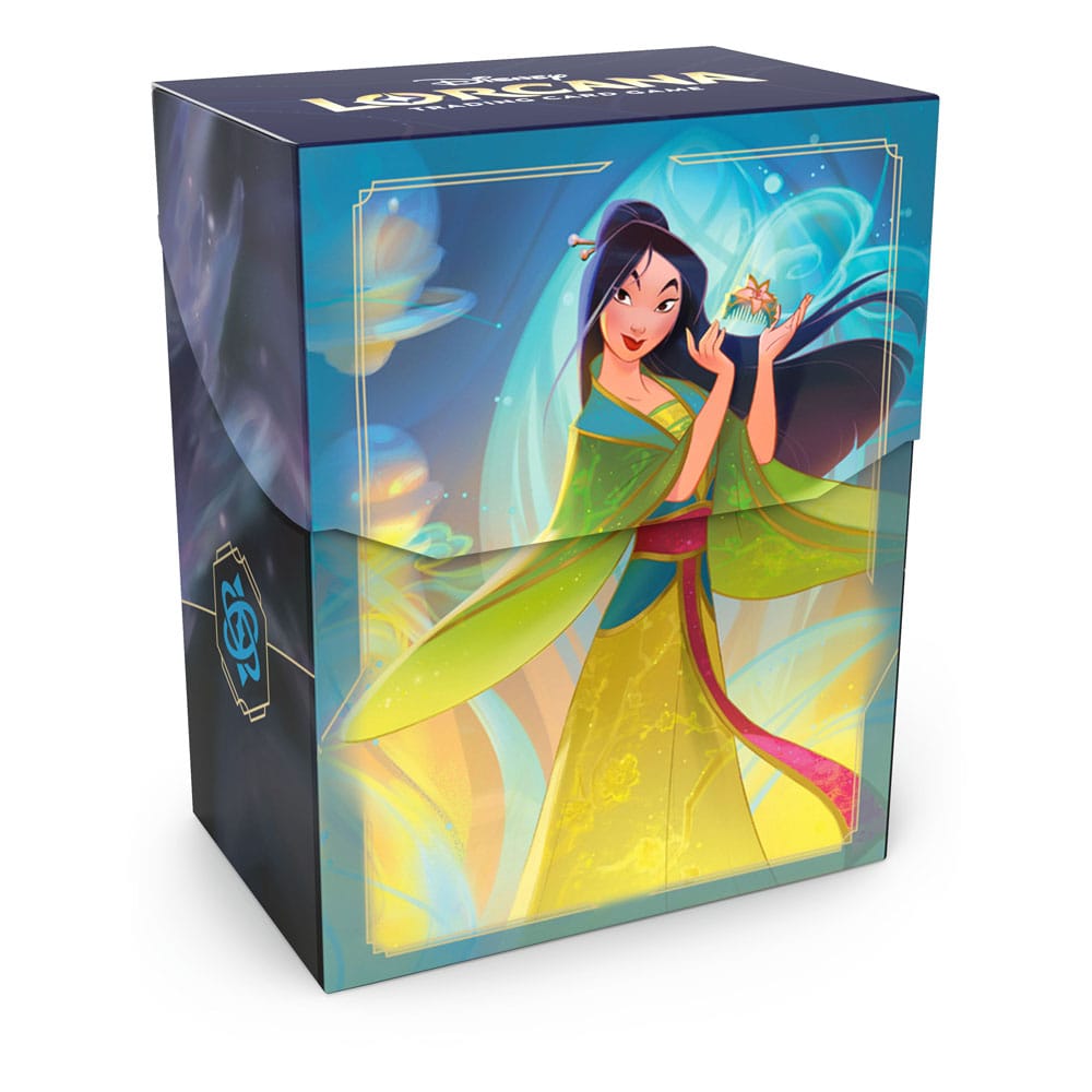 Ravensburger - Disney Lorcana TCG Mulan Deck Box for 80 Sleeved Cards