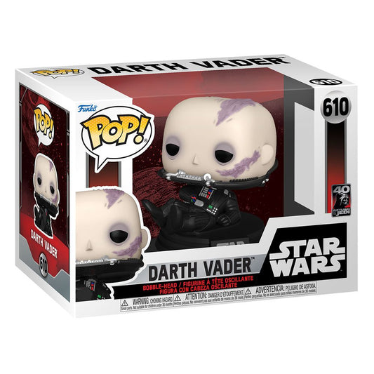 Return of the Jedi 40th Anniversary POP! Vinyl Figure Vader (Unmasked) 610 by LAB7 Malta, Europe