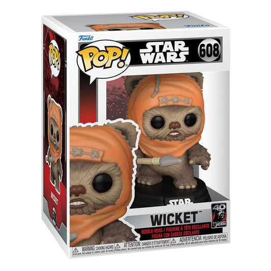 Return of the Jedi 40th Anniversary POP! Vinyl Figure Wicket 608 by LAB7 Malta, Europe