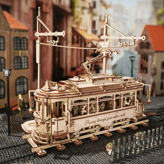 ROKR 3D Wooden Puzzle Classic City Tramcar LK801 by LAB7 Malta, Europe