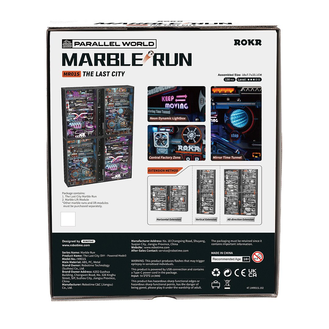 ROKR DIY Miniature Marble Run - The Last City by LAB7 Malta, Europe