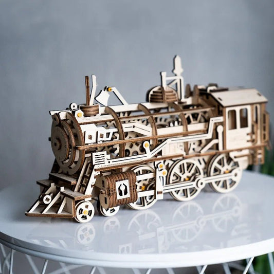 ROKR 3D Wooden Puzzle Locomotive Mechanical Gears LK701 by LAB7 Malta, Europe