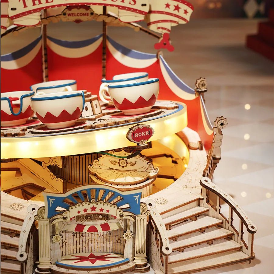 ROKR 3D Wooden Puzzle Tilt - A - Whirl DIY Music Box EA04 by LAB7 Malta, Europe