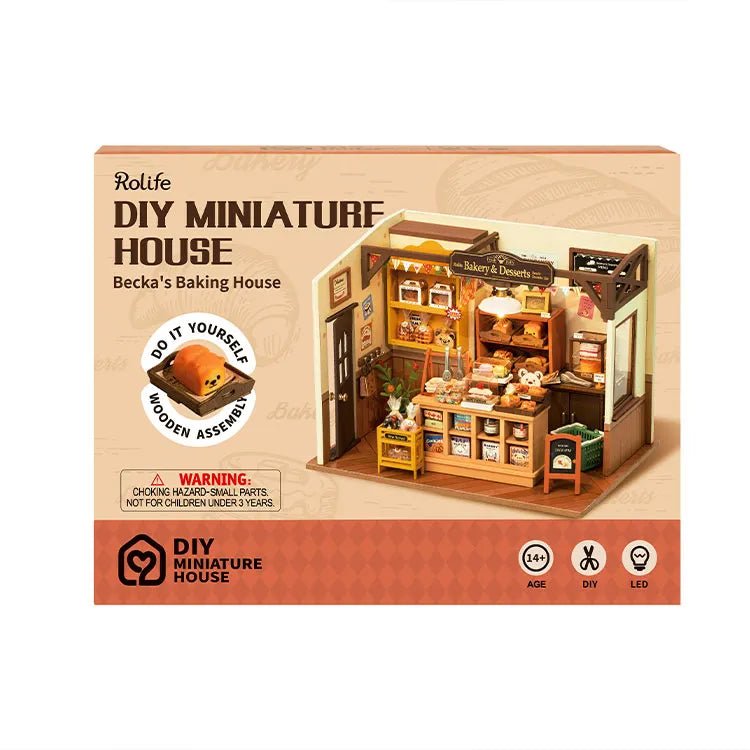 Rolife DIY Miniature House Becka's Baking House DG161 by LAB7 Malta, Europe