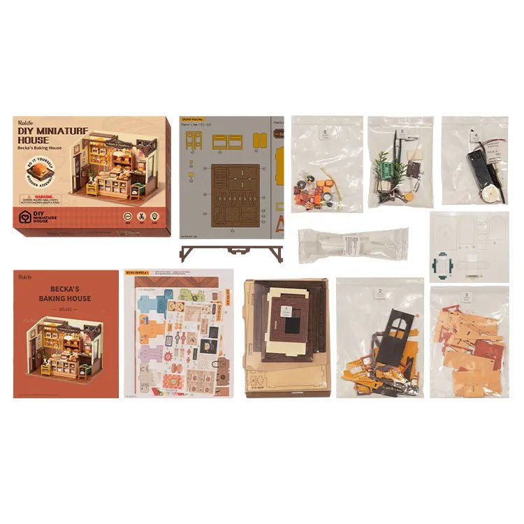 Rolife DIY Miniature House Becka's Baking House DG161 by LAB7 Malta, Europe