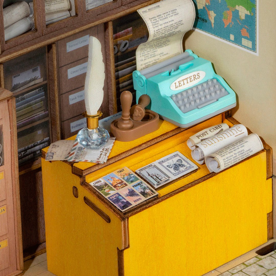 Rolife DIY Miniature House Century Post Office DS037 by LAB7 Malta, Europe