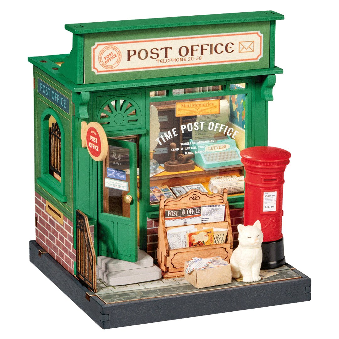 Rolife DIY Miniature House Century Post Office DS037 by LAB7 Malta, Europe