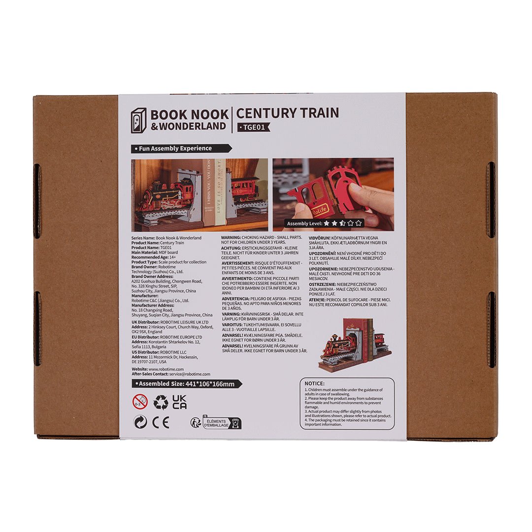 Rolife DIY Book Nook Century Train TGE01 by LAB7 Malta, Europe