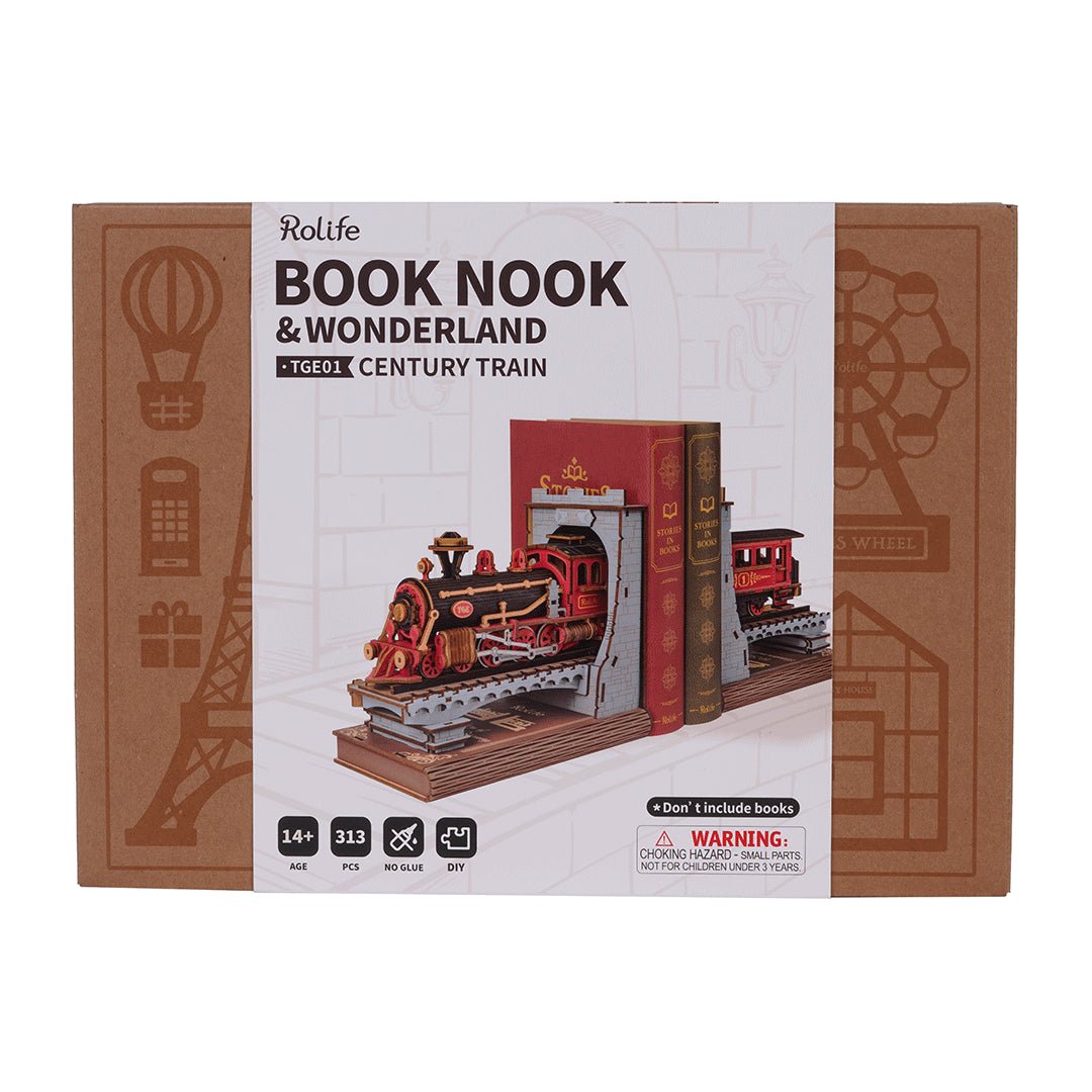 Rolife DIY Book Nook Century Train TGE01 by LAB7 Malta, Europe