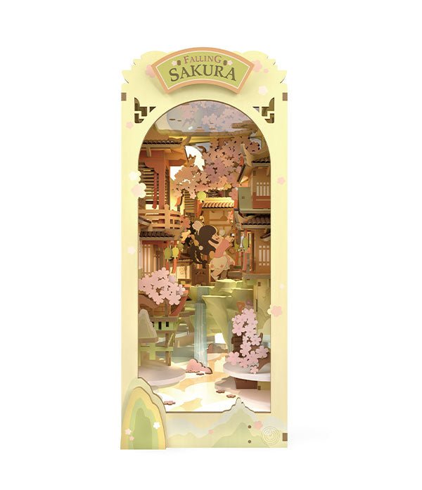Rolife DIY Book Nook Falling Sakura Shelf Insert TGB05 by LAB7 Malta, Europe