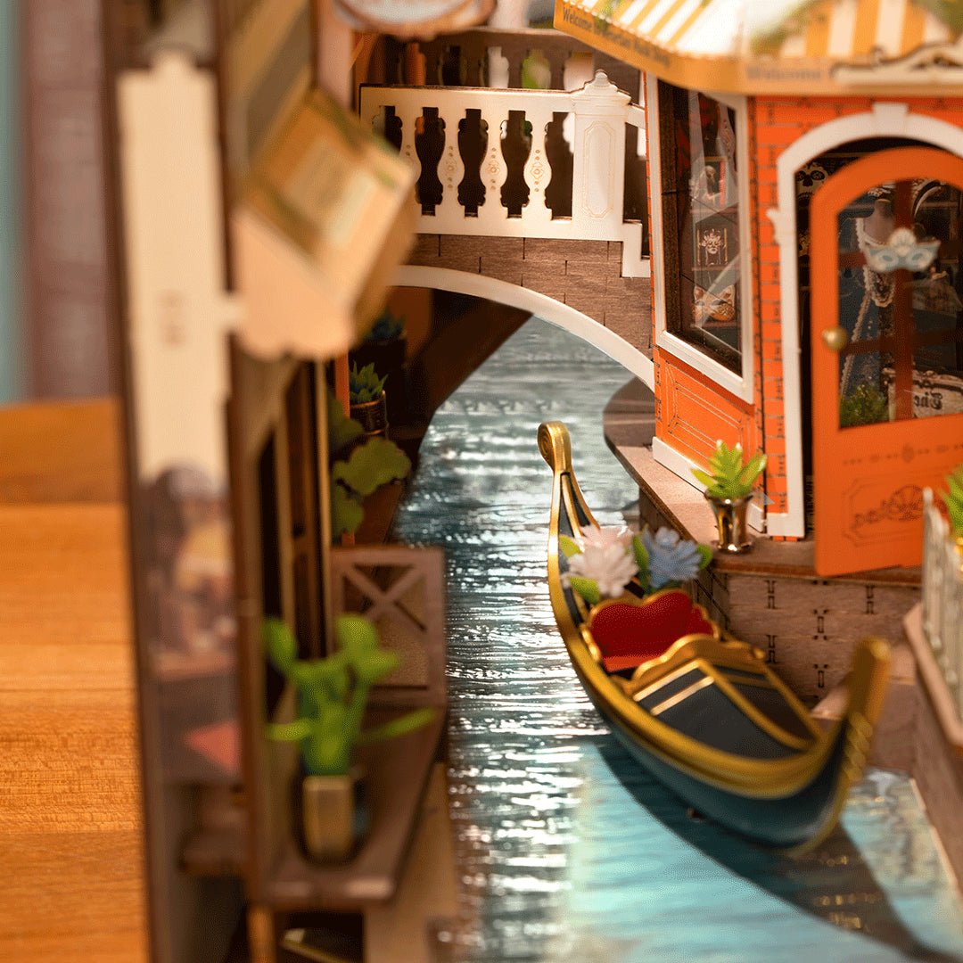 Rolife DIY Book Nook Romantic Venice Shelf Insert Kit TGB08 by LAB7 Malta, Europe
