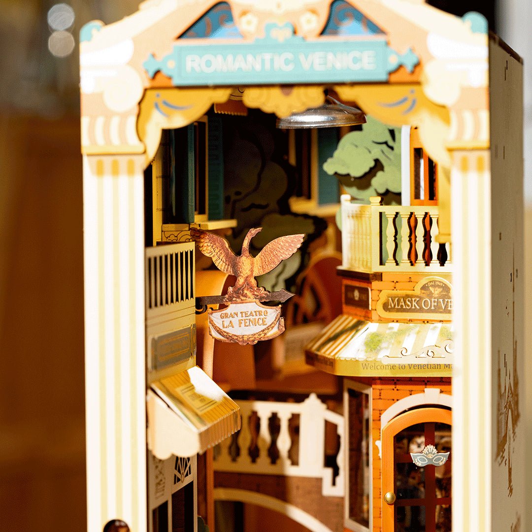 Rolife DIY Book Nook Romantic Venice Shelf Insert Kit TGB08 by LAB7 Malta, Europe