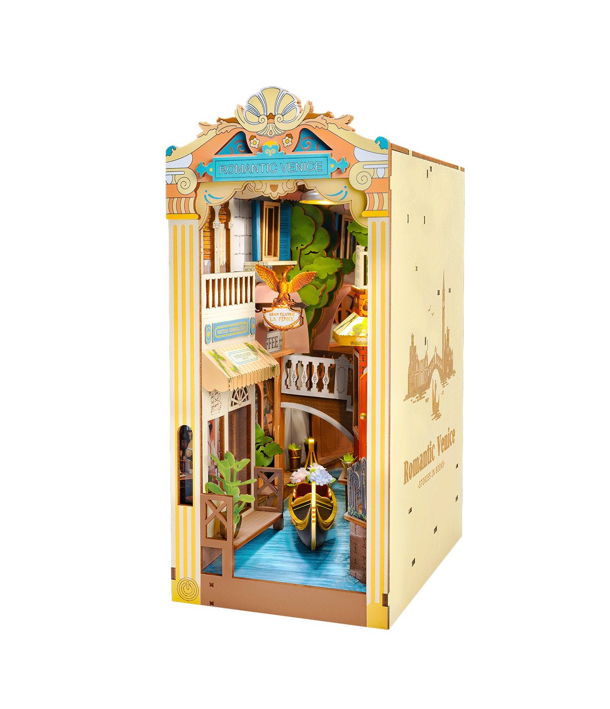 Rolife DIY Book Nook Romantic Venice Shelf Insert Kit TGB08 by LAB7 Malta, Europe