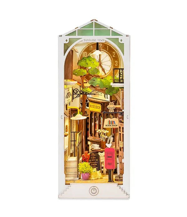 Rolife DIY Book Nook Sunshine Town Shelf Insert TGB02 by LAB7 Malta, Europe