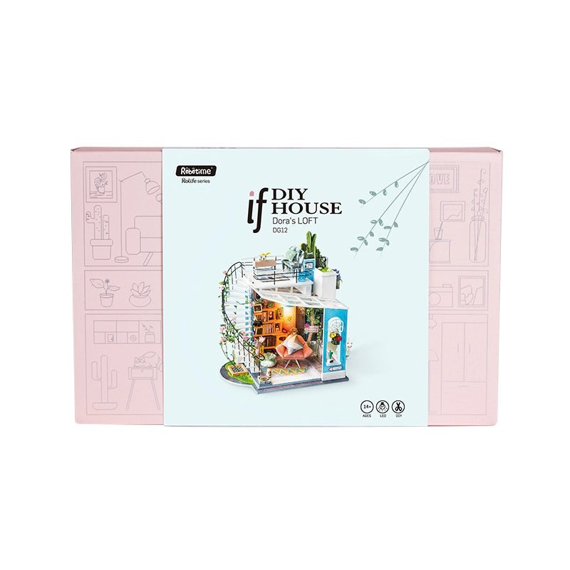Rolife DIY Miniature Dollhouse Kit Dora’s Loft DG12 by LAB7 Malta, Europe
