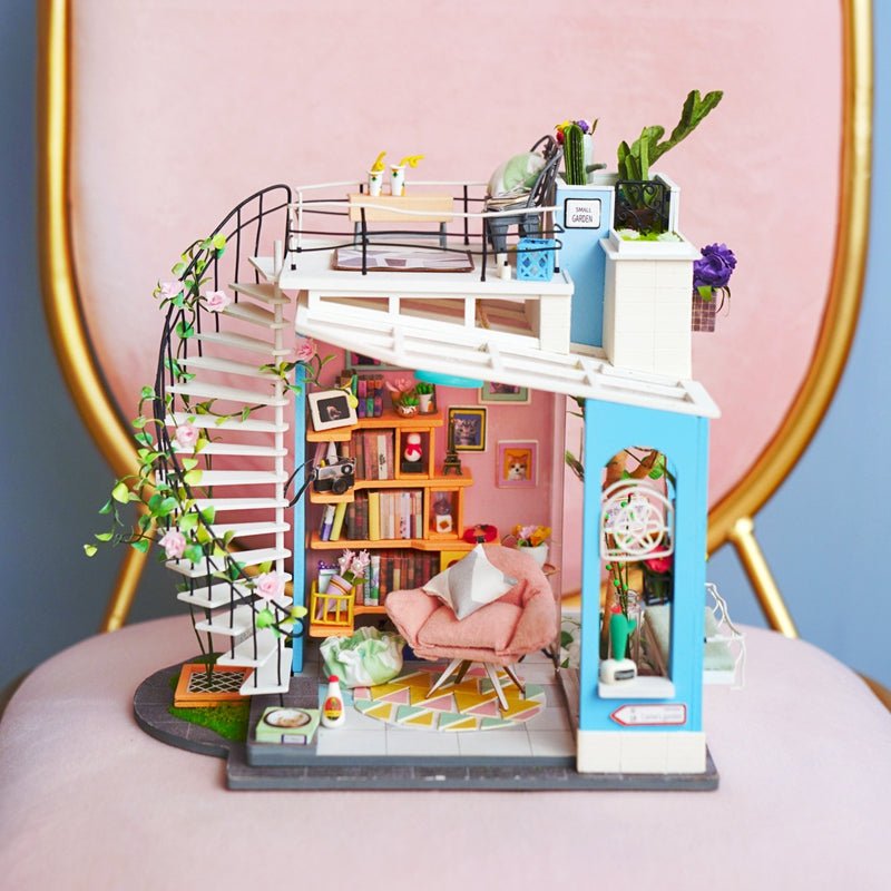 Rolife DIY Miniature Dollhouse Kit Dora’s Loft DG12 by LAB7 Malta, Europe