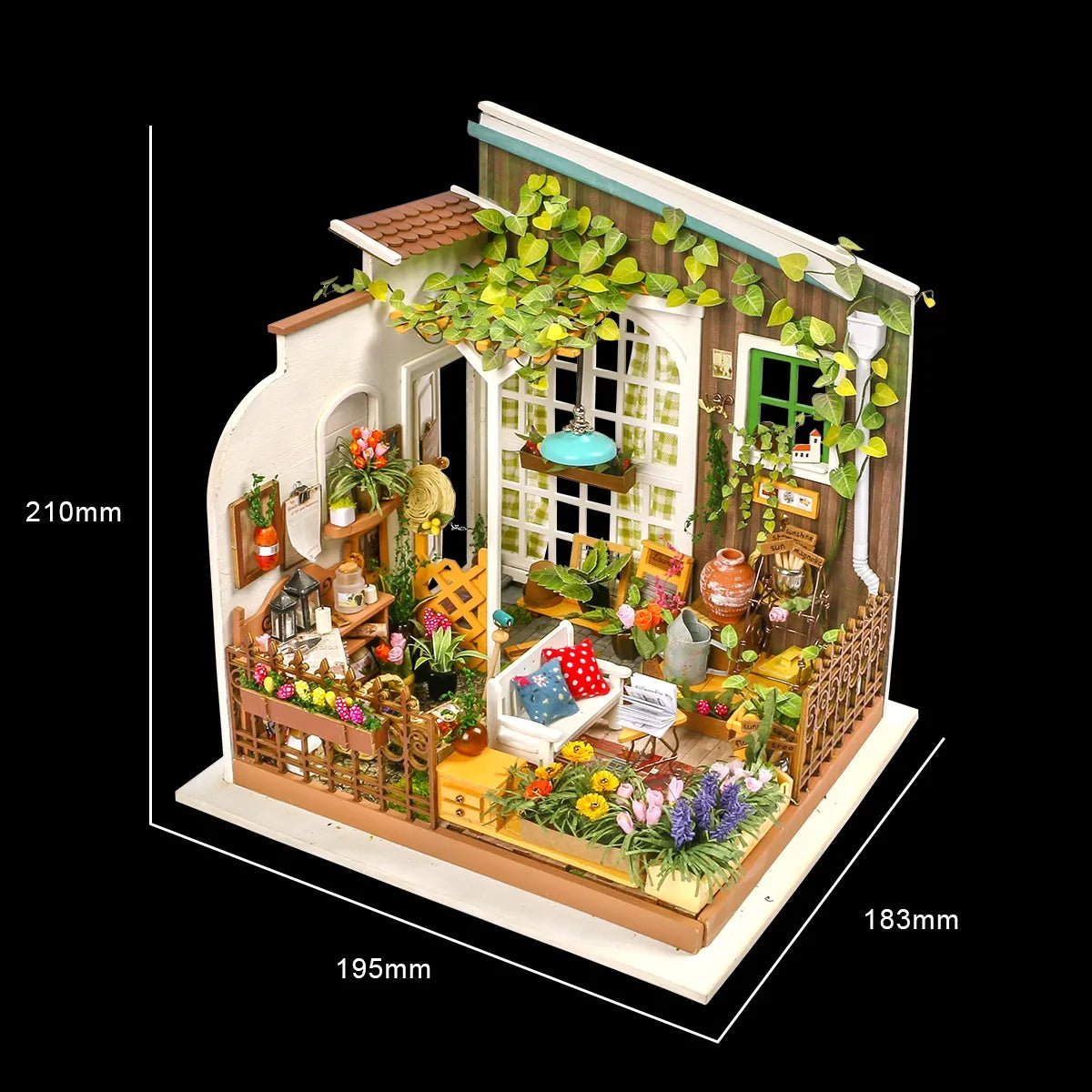 Rolife DIY Miniature Dollhouse Kit Miller’s Flower House DG108 by LAB7 Malta, Europe