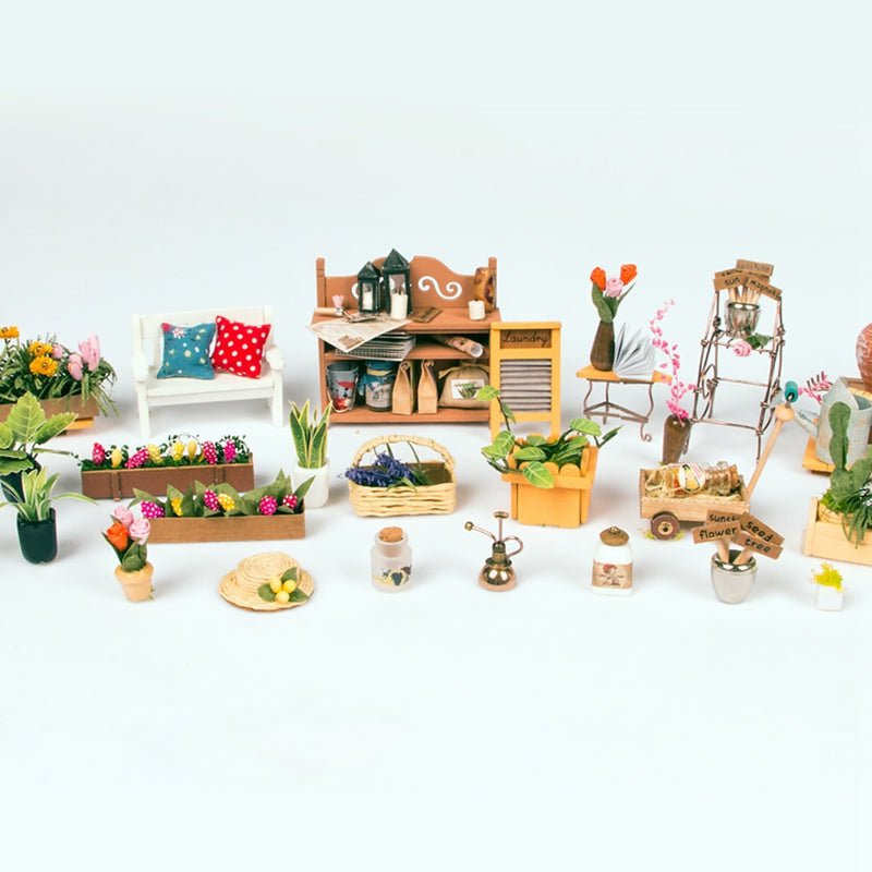 Rolife DIY Miniature Dollhouse Kit Miller’s Flower House DG108 by LAB7 Malta, Europe