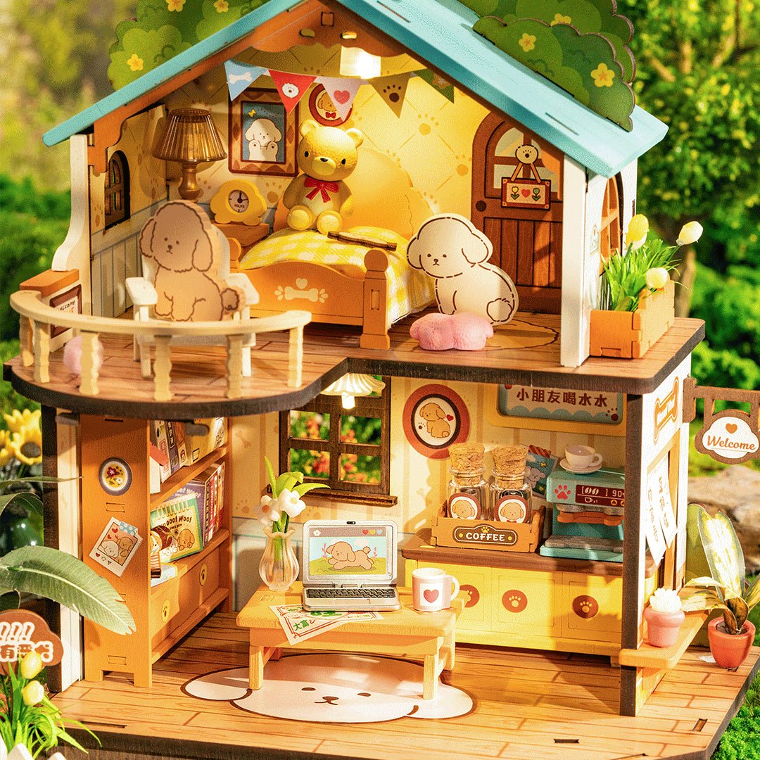 DIY Miniature House Puppy’s Cozy Villa DG169 by LAB7 Malta, Europe