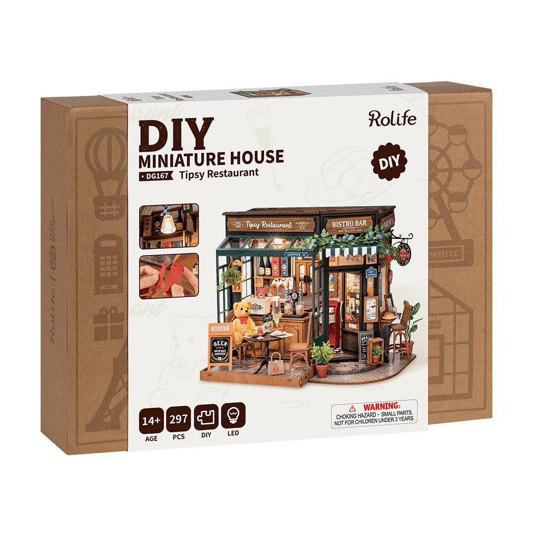 Rolife DIY Miniature House Tipsy Restaurant DG167 by LAB7 Malta, Europe