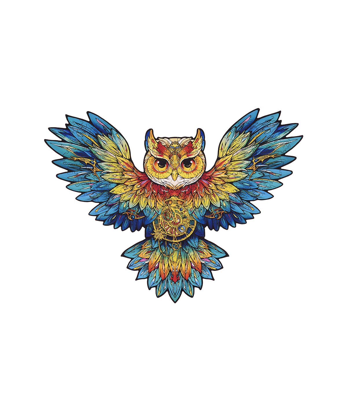 Rowood Wooden Jigsaw Puzzle Owl Flower TA004 by LAB7 Malta, Europe