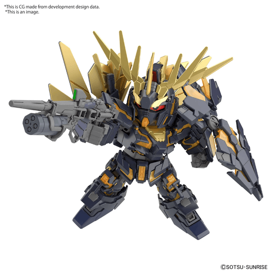 SD Gundam Cross Silhouette: Unicorn Gundam 2 Banshee (Destroy Mode) & Banshee Norn Parts Set by LAB7 Malta, Europe