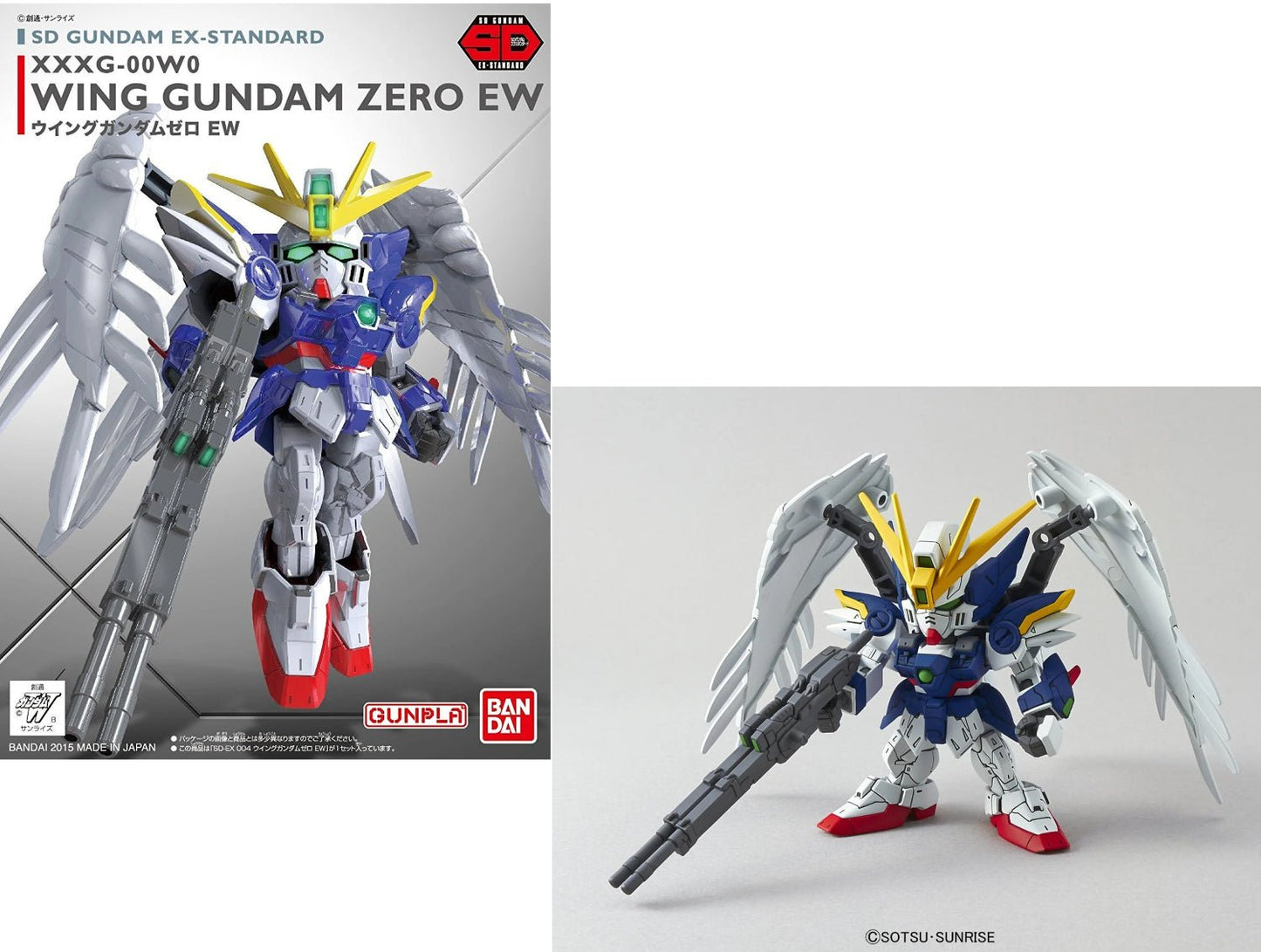 SD Gundam EX - Standard 004 Wing Gundam Zero EW Model Kit by LAB7 Malta, Europe