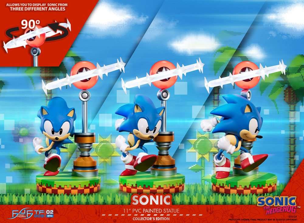 Sonic the Hedgehog PVC Statue Sonic Collector's Edition 27 cm by LAB7 Malta, Europe