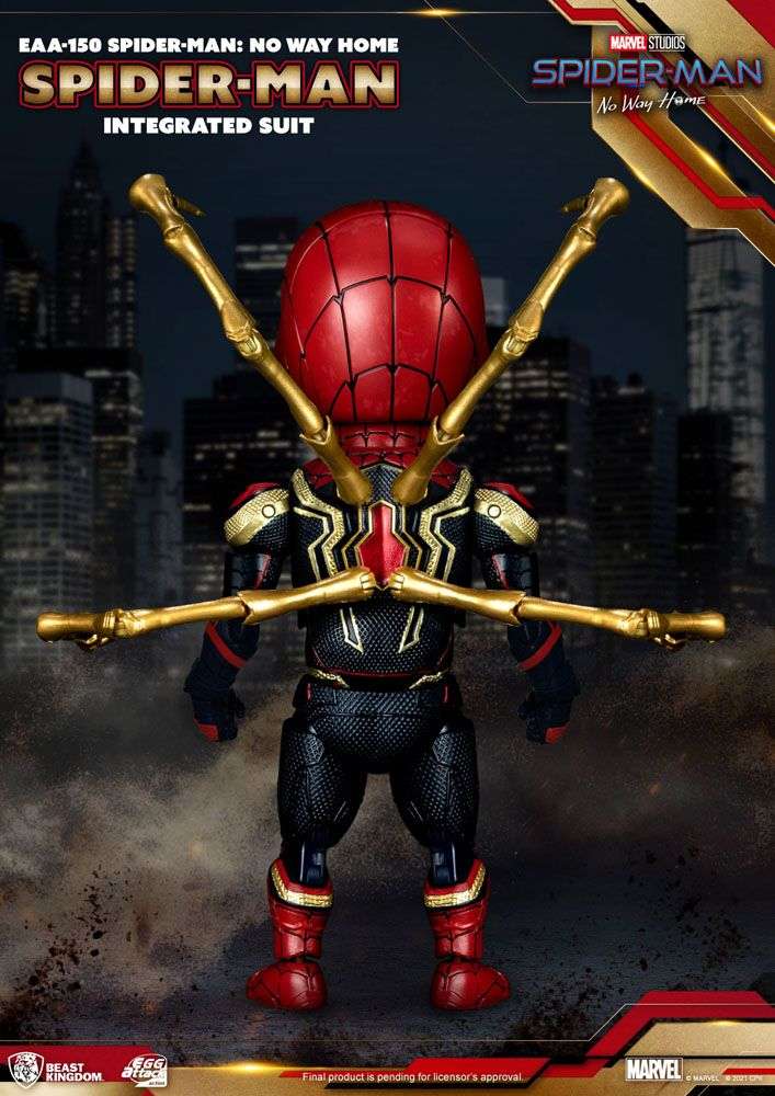 Spider - Man: No Way Home Egg Attack Action Figure Spider - Man Integrated Suit 17 cm by LAB7 Malta, Europe