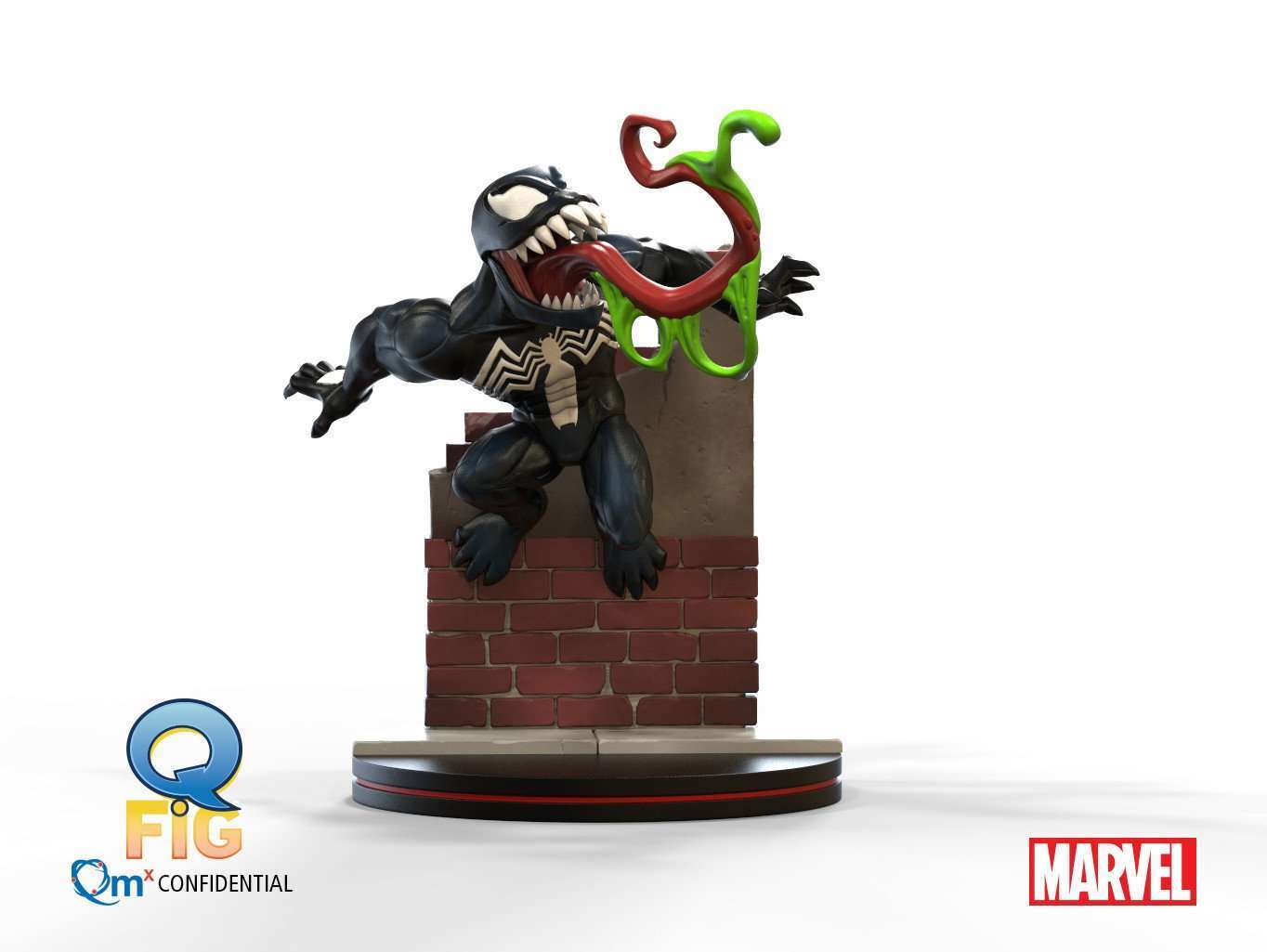 Spider - Man - Venom Q - Fig 5” Vinyl Figure by LAB7 Malta, Europe