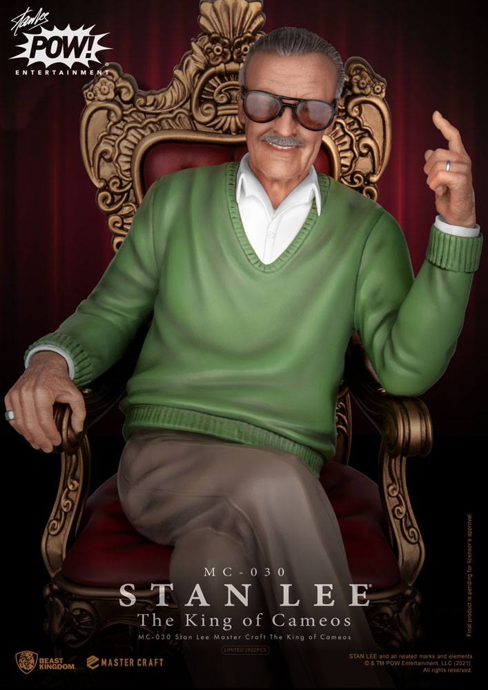 Stan Lee Master Craft Statue The King of Cameos 33 cm by LAB7 Malta, Europe