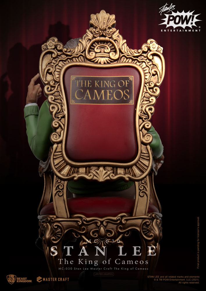 Stan Lee Master Craft Statue The King of Cameos 33 cm by LAB7 Malta, Europe