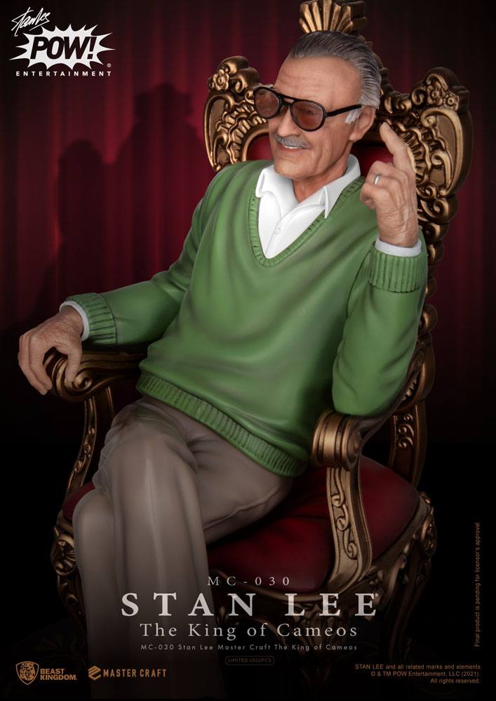 Stan Lee Master Craft Statue The King of Cameos 33 cm by LAB7 Malta, Europe