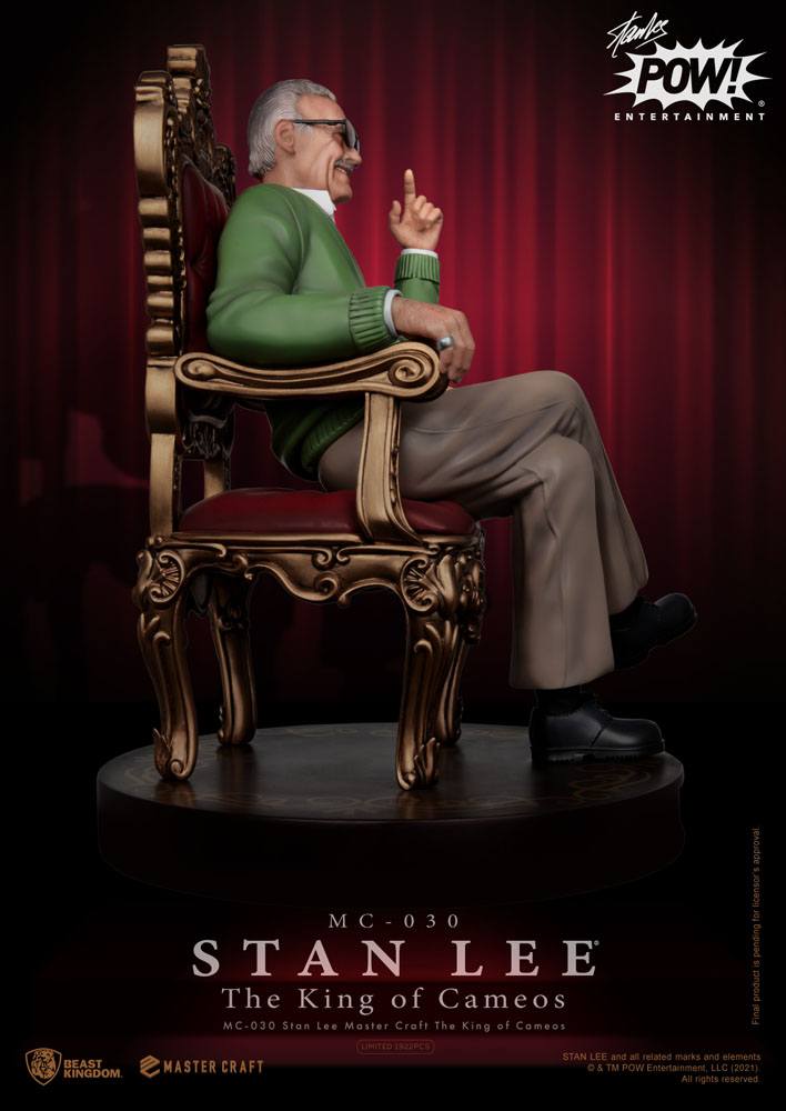 Stan Lee Master Craft Statue The King of Cameos 33 cm by LAB7 Malta, Europe