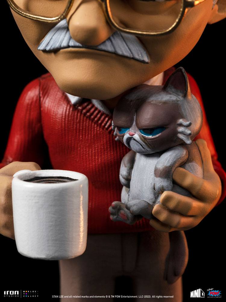 Stan Lee Mini Co. PVC Figure Stan Lee with Grumpy Cat 14 cm by LAB7 Malta, Europe