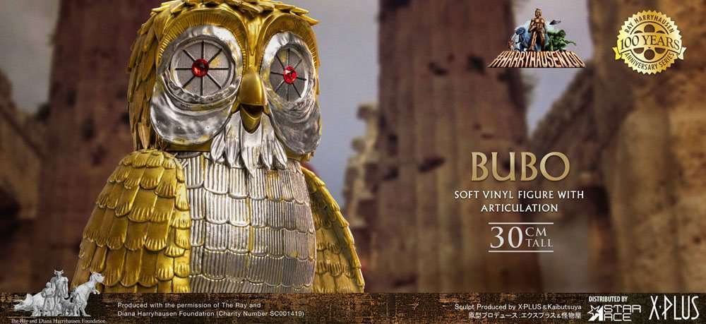 Star Ace Toys Clash of the Titans Gigantic Soft Vinyl Statue Ray Harryhausens Bubo Deluxe Ver. 30 cm by LAB7 Malta, Europe